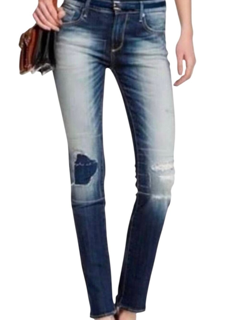 DRIFTWOOD Jody Patched Up Distressed Jeans - Size 27